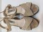 Prada Beige Pomice Wedge Sandals Women's Size US 6.5 EU 37.5 Authenticated image number 5