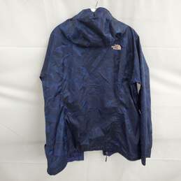 The North Face Dryvent Blue Camo Full Zip Hooded Jacket Women's Size XL alternative image