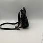 Aimee Kestenberg Womens Black Leather Adjustable Strap Crossbody Bag Purse image number 3
