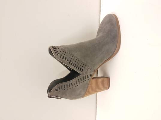 Vince Camuto Gray Suede Bootie Size 6.5 image number 2