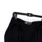 NWT Womens Black Waist Tie Waist Pockets Wide Leg Paperbag Pants Size 2 image number 3