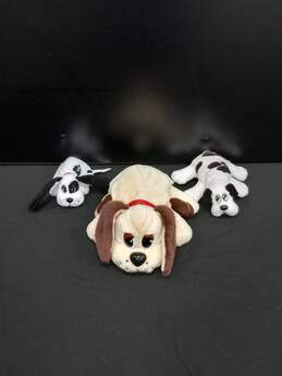 3pc Set of Mattel Pound Puppies Newborns Stuffed Animals