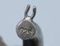 ATI Mexico & Artisan 925 Concave & Hammered Textured Semi Hoop Post & Puffed Tube Hoop Earrings Variety 36g image number 3