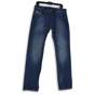 Womens Blue Denim Stretch Medium Wash Pockets Straight Leg Jeans Size W33 L32 image number 1
