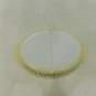 5Vintage Pyrex Golden Acorn 1.5 Qt. Divided Casserole Dish w/ Lid image number 3