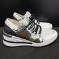Michael Kors Silver Trim Wedge Sneakers Women's Size 8.5 image number 3