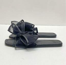 AGL Mesh Bow Black Slide Sandal Women 38.5/ 7.5 alternative image