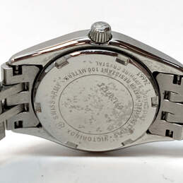 Designer Victorinox Swiss Army Alliance Silver-Tone Strap Quartz Wristwatch alternative image