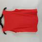 Talbots Women Red Sleeveless Top SP image number 2