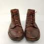Timberland Cognac Brown Leather Lace Up Boots Men's Size 10 image number 2