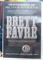 HOF Brett Favre Autographed 8x10 w/ COA Green Bay Packers image number 5