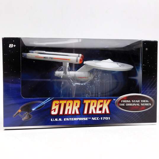 NEW Sealed Mattel Hot Wheels Star Trek USS Enterprise NCC-1701 Die Cast Metal image number 1