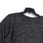 NWT Woemns Gray Heather Studded Long Sleeve Pullover Sweater Sz 3X(22-24) image number 3