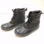 London Fog Ashford Black Leather Winter Boots Men's Size 11M image number 1