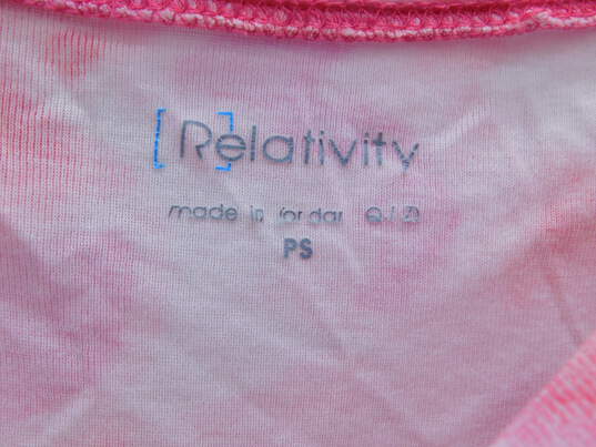 Relativity Pink Tie dye t shirt SZ PS image number 3