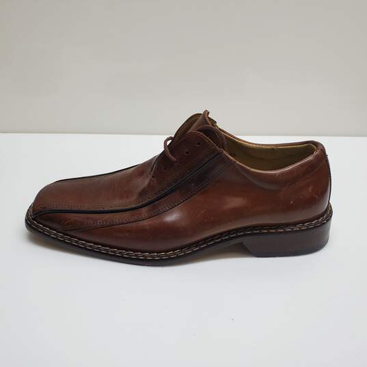 Stacey Adams Men’s Brown Leather Dress Shoes Size 11 image number 2
