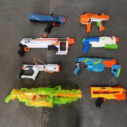 8pc Bundle of Assorted Nerf Air-Soft Guns
