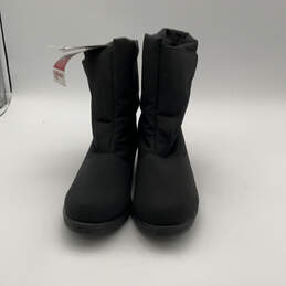 NWT Womens Black Warm Tex Round Toe Moisture Wick Snow Boots Size 11 W