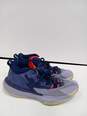 Nike Air Jordan Zion Williamson 1 ZNA Blue Void Crimson Glow Shoes Size 14 image number 2