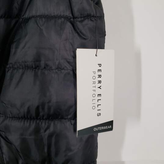 NWT Mens Zipper Pockets Sleeveless Full-Zip Puffer Vest Size XL image number 3