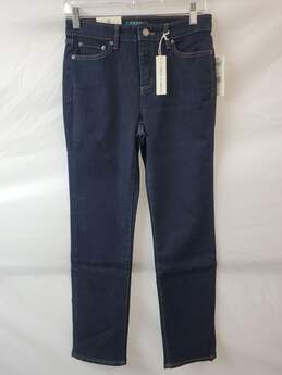Ralph Lauren Premier Straight Blue Jeans Size 4