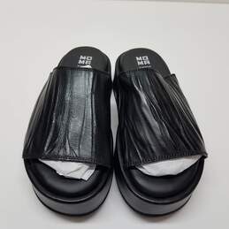 Moma Women's Black Slide Sandals made In Italy Size 6.5 alternative image