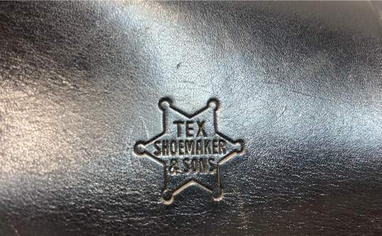 Tex Shoemaker & Sons Black Leather Gun Belt Holster image number 3