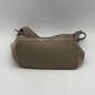 Womens Brown Leather Animal Print Inner Pocket Single Strap Shoulder Bag image number 4