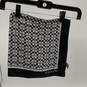 Womens Black Gray Signature Print Classic Multi-Functional Square Scarf image number 1