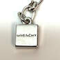 Designer Givenchy Silver-Tone Link Chain Crystal Stone Y-Drop Necklace image number 4