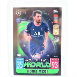 2021-22 Lionel Messi Topps Match Attax UCL Extra Out of This World