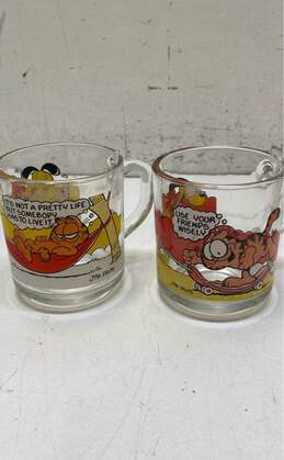 4 Vintage 1978 Garfield and Odie McDonald's Glass Mugs /Cups alternative image