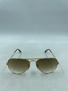 Ray-Ban Gold Aviator Large Sunglasses alternative image