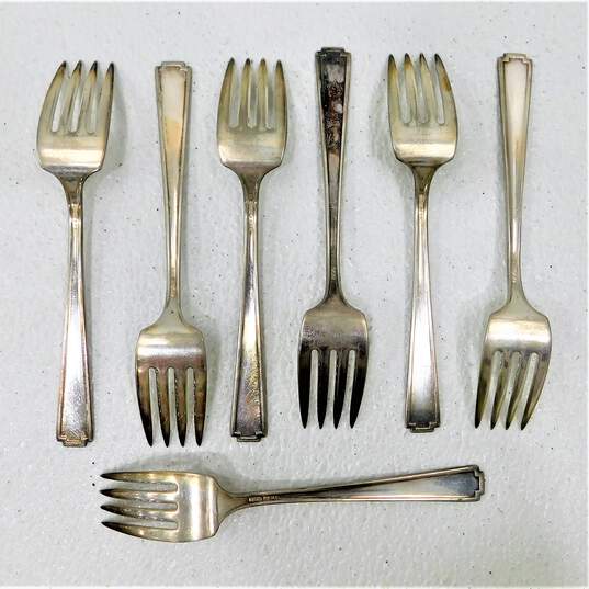 Vintage  E.P.N.S.  Meat Forks Set of 7 image number 2