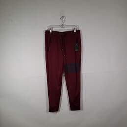 NWT Mens Standard Fit Drawstring Waist Zipper Pockets Jogger Pants Size Large