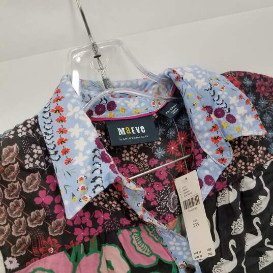 Maeve Floral Print Top NWT Size XXS image number 2