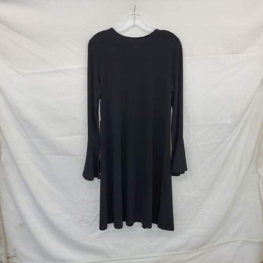 Karen Kane Black Bell Sleeve Taylor Dress WM Size L NWT image number 2