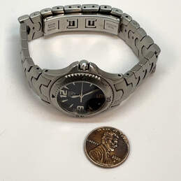 Designer ESQ Swiss E5082 Blue Dial Stainless Steel Quartz Analog Wristwatch