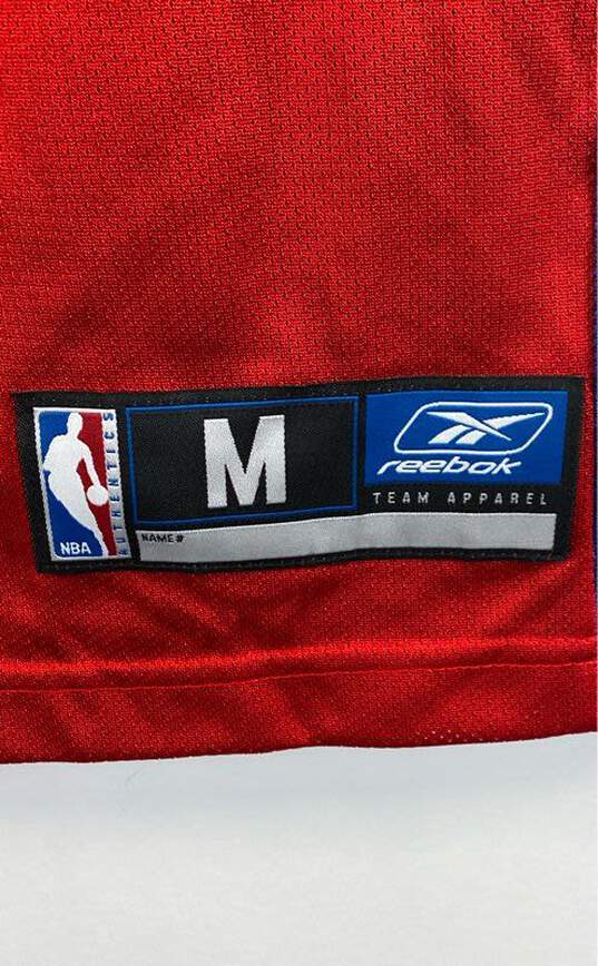 Reebok Men's Red #3 Iverson Sixers Jersey- M image number 5