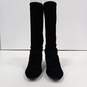 DKNY Alina Women's ST-1108 Black Suede Wedge Boots Size 8 image number 4