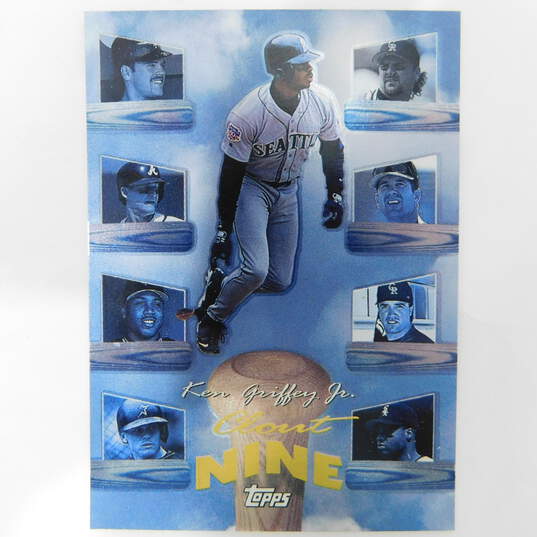 1998 Ken Griffey Jr Topps Clout Nine Seattle Mariners image number 1