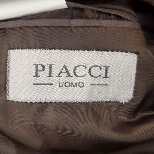 Piacci Vomo Men Brown 2Pc Suit Sz42R/36W image number 3