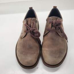 Ecco Brown Nubuck Oxford Shoes Men's Size 9 alternative image