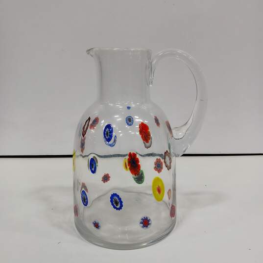 Decorative Glass Pitcher image number 1
