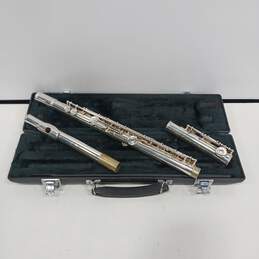 Artley Silver Tone Flute w/Black Yamaha Hard Case alternative image