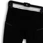 Womens Black Side Pockets Stretch Pull-On Cropped Leggings Size Small image number 4