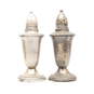 Vintage Crown Weighted Sterling Silver Salt & Pepper Shakers image number 2