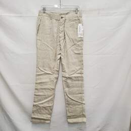 NWT Tommy Bahama WM's Beige Cotton Linen Stretch Trousers Size M/30
