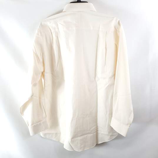 Jos. A. Bank Men Ivory Button Up Shirt L NWT image number 5