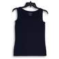 Talbots Womens Navy Blue Scoop Neck Sleeveless Pullover Tank Top Size XS image number 1